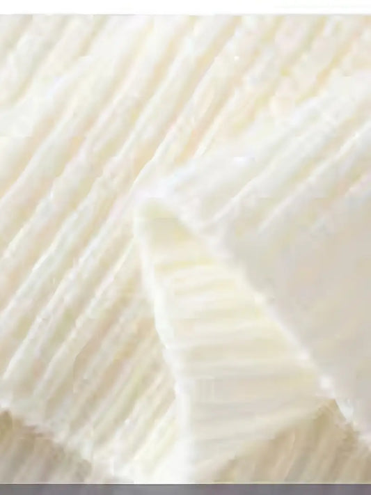 Minimalist Colorblock Knit Sweater