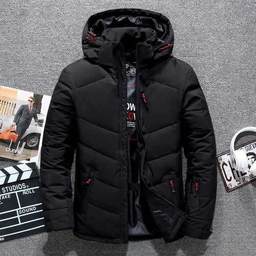 Insulated Hooded Puffer Jacket β Steel Grey